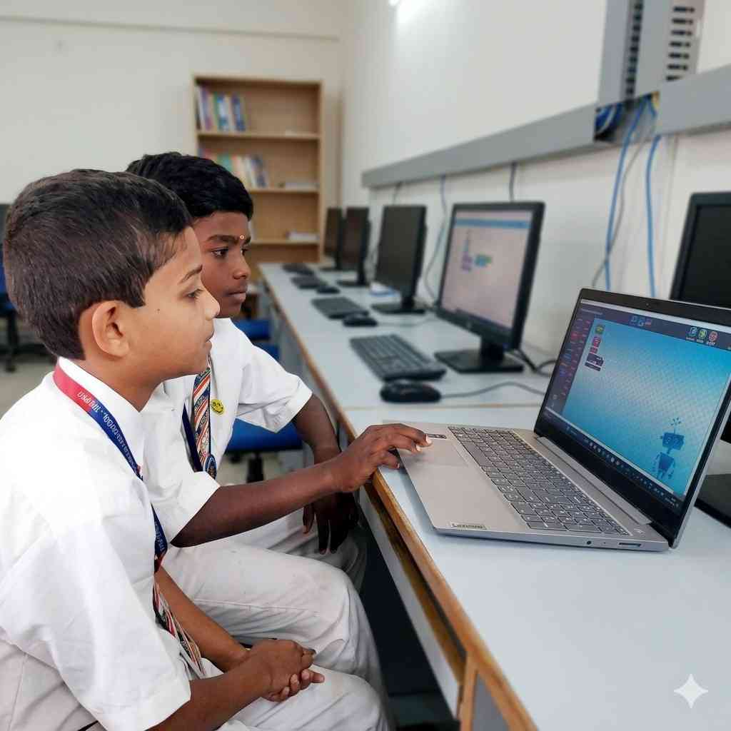 computer lab in rising icons